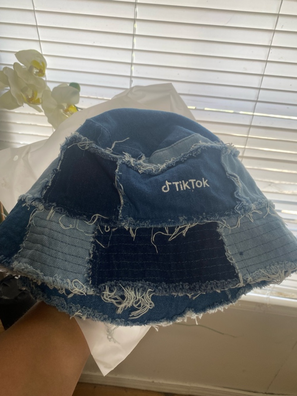 TikTok  Denim Bucket Hat - Blue